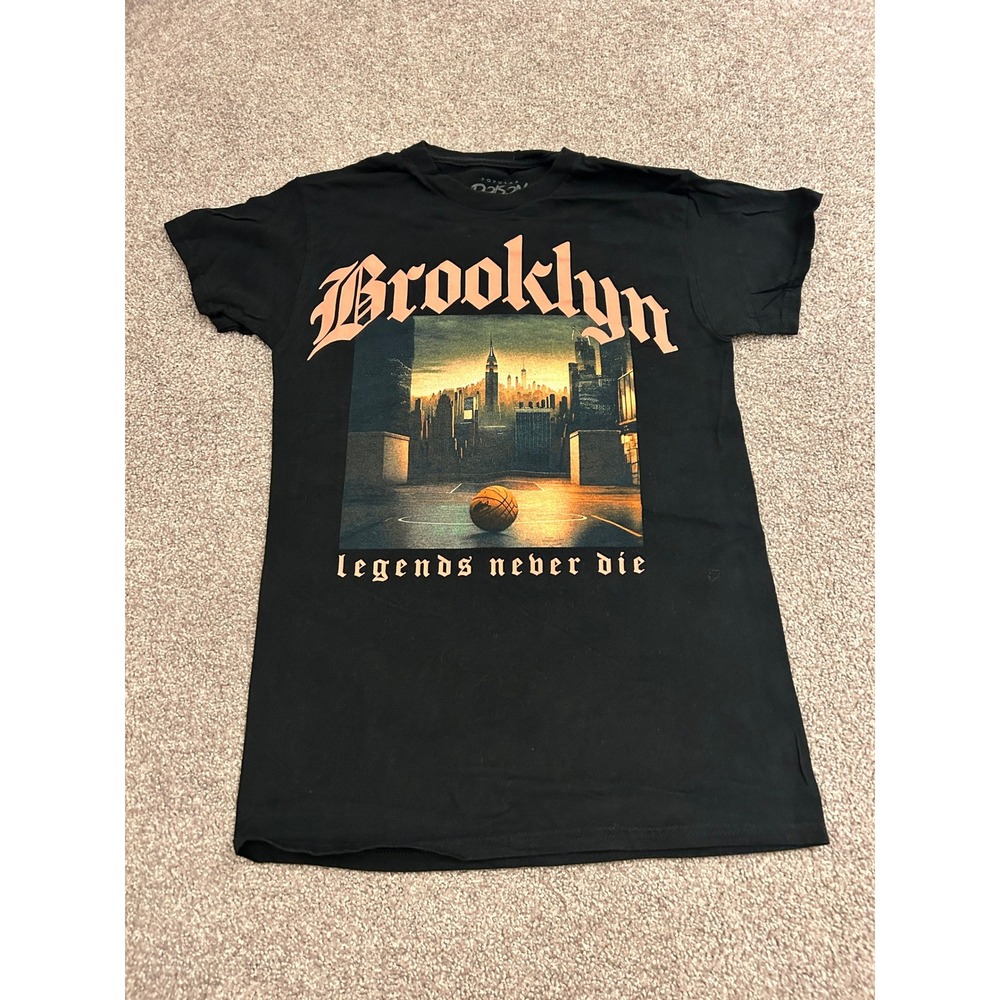 Popular Poison T-Shirt Mens Small Black Excellent Brooklyn Legends Never Die NYC